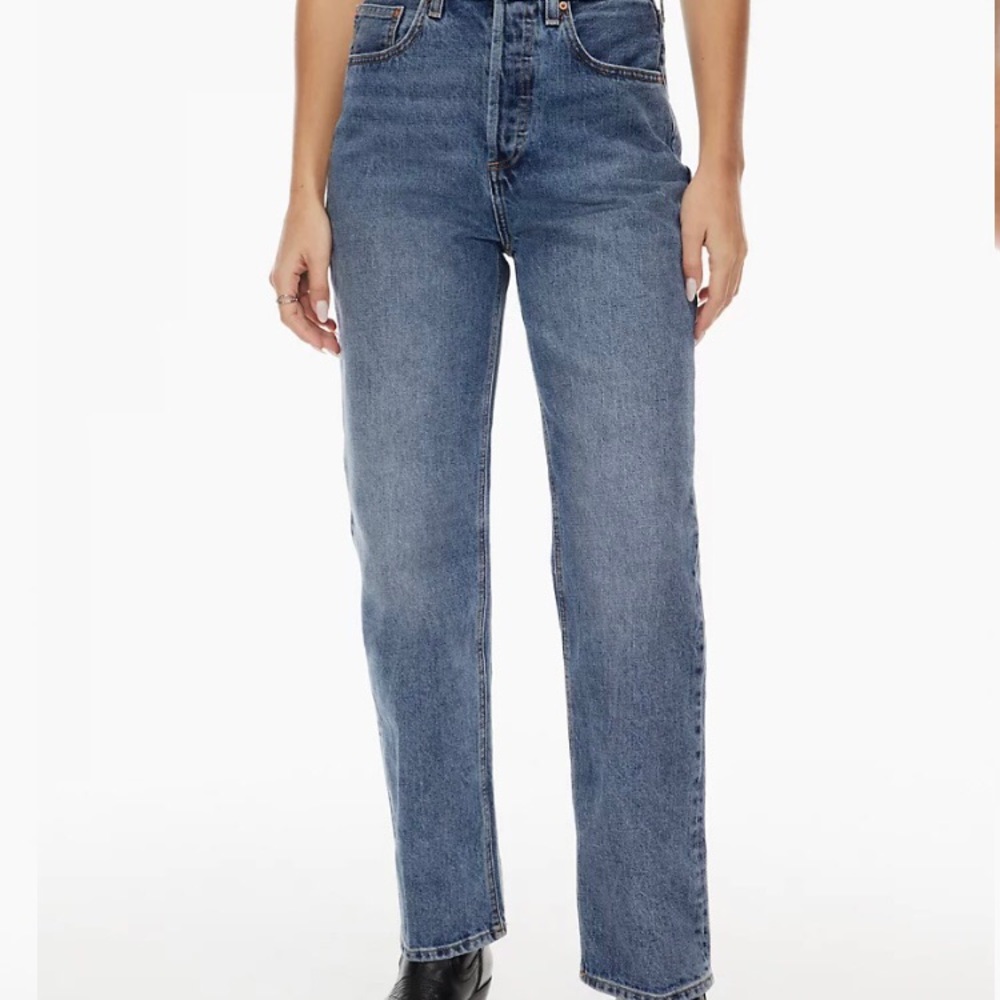 Aritzia Demin Forum Joni High Rise Loose - Picture 2 of 11